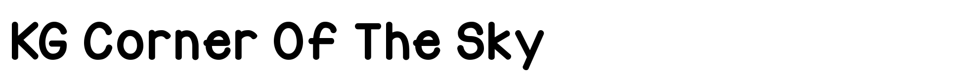 KG Corner Of The Sky